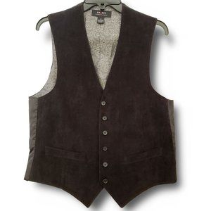 Axcess Men's Black Corduroy Vest Size S